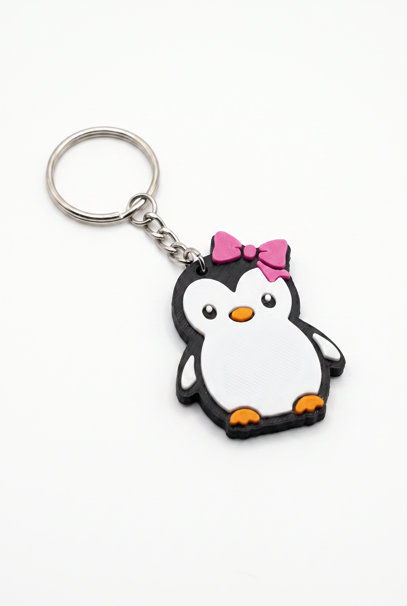 Penguen Figürlü Açacaklı Anahtarlık