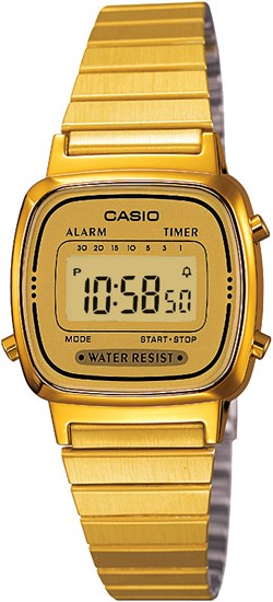 CASIO LA670WGA-9DF Kadın Kol Saati