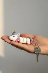 Unicorn Figürlü Hareketli Anahtarlık